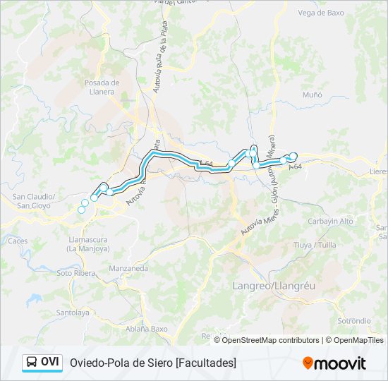 OVI bus Line Map