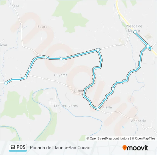 POS Bus Line Map
