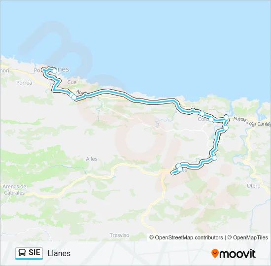 SIE Bus Line Map