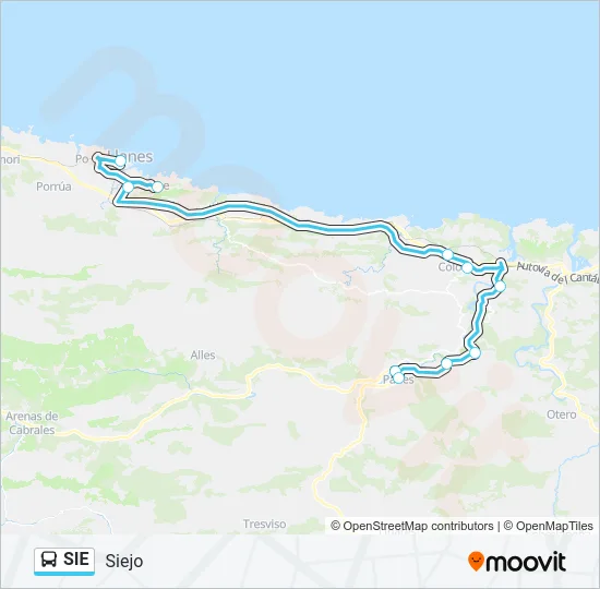 SIE Bus Line Map