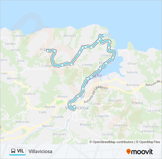 VIL bus Line Map