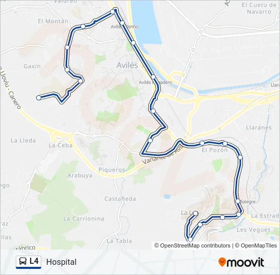 L4 Bus Line Map