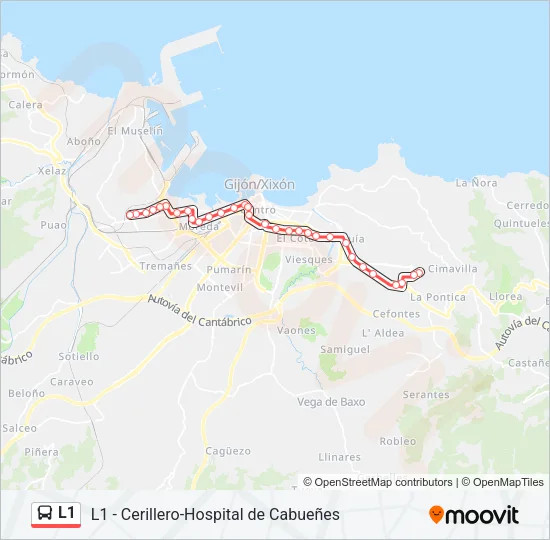 L1  Line Map