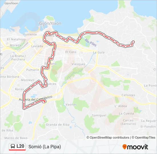 L20  Line Map