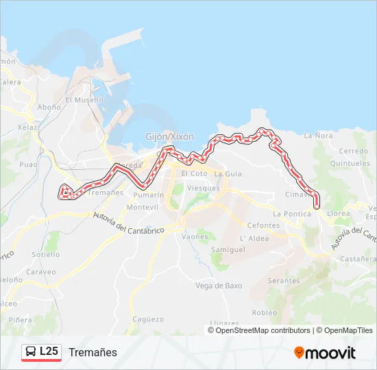 L25  Line Map