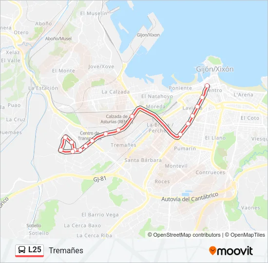 L25  Line Map
