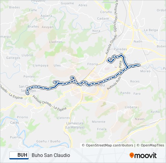 BUH bus Line Map