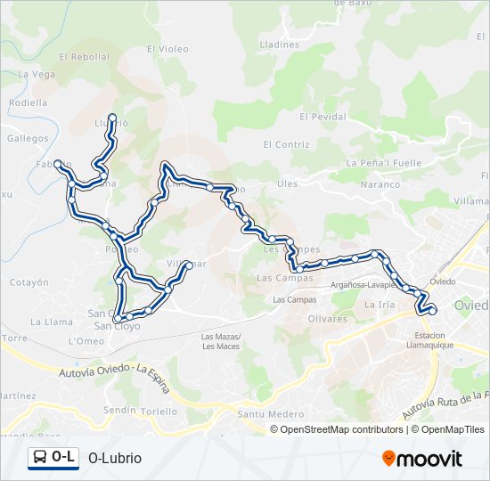 O-L bus Line Map