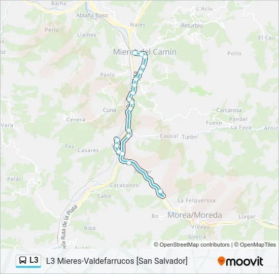 L3 Bus Line Map
