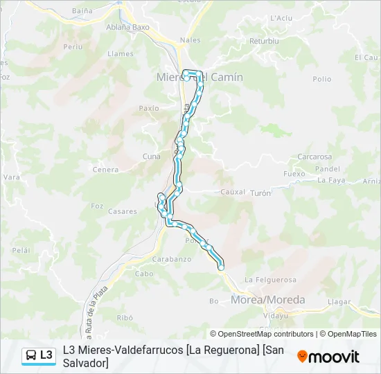 L3 Bus Line Map