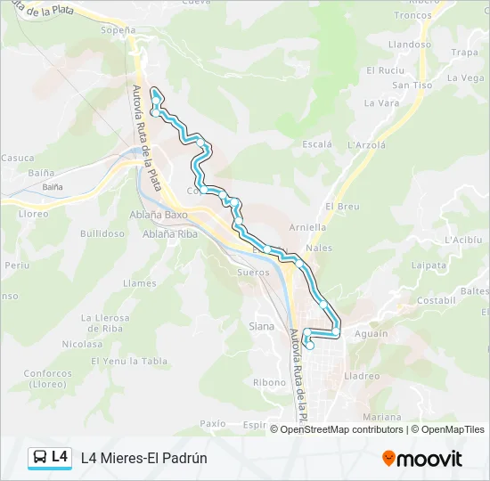 L4 Bus Line Map