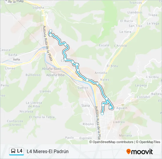 L4 Bus Line Map