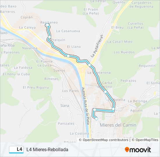 L4 bus Line Map