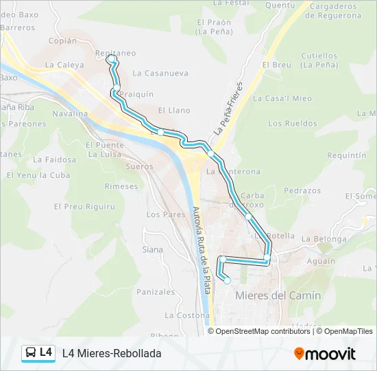 L4 Bus Line Map