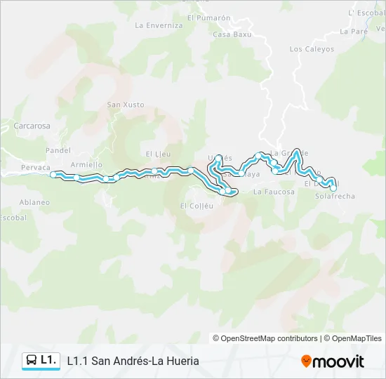 L1. Bus Line Map