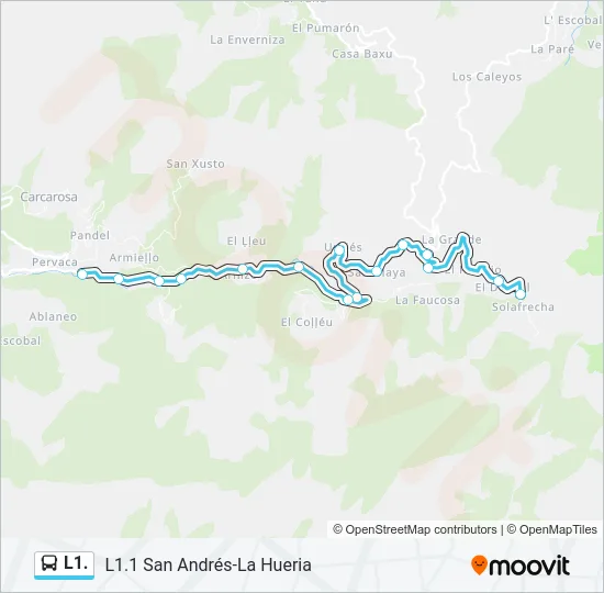 L1. Bus Line Map