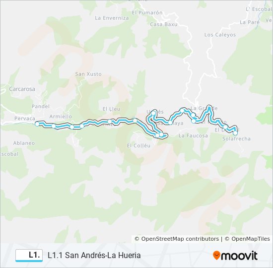 L1. bus Line Map