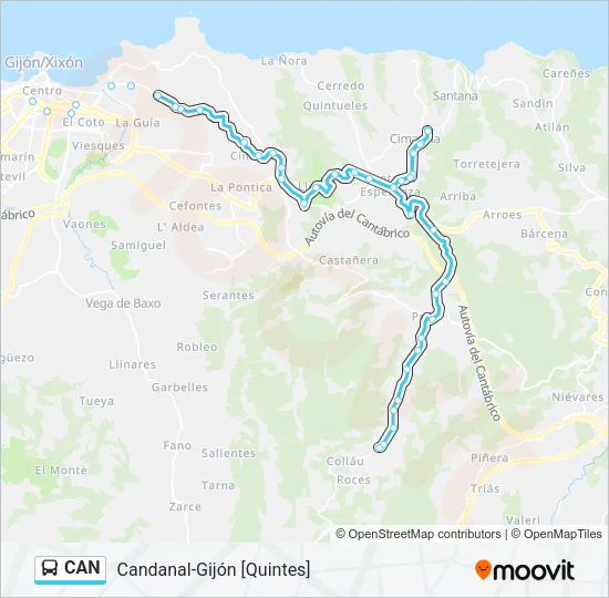CAN Bus Line Map