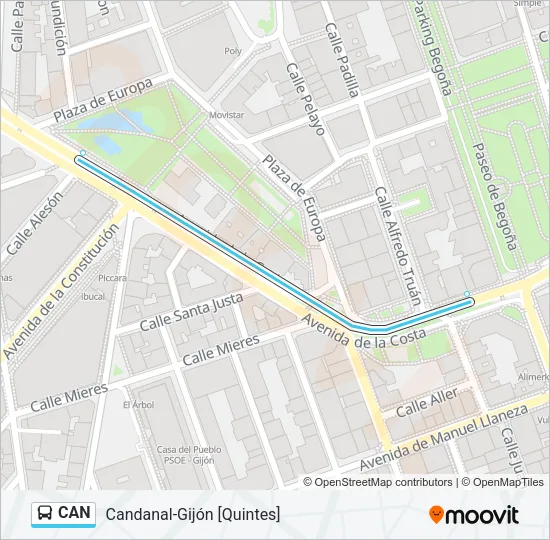 CAN Bus Line Map