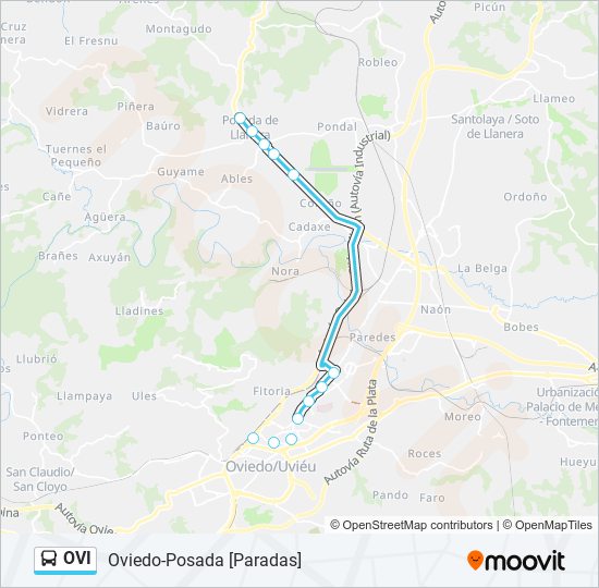 OVI bus Line Map