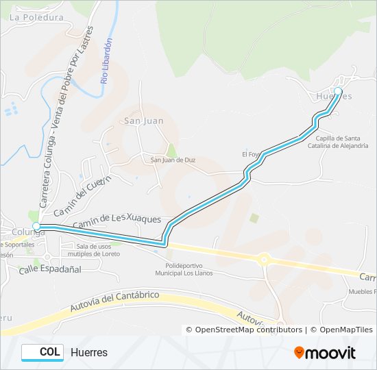 COL bus Line Map
