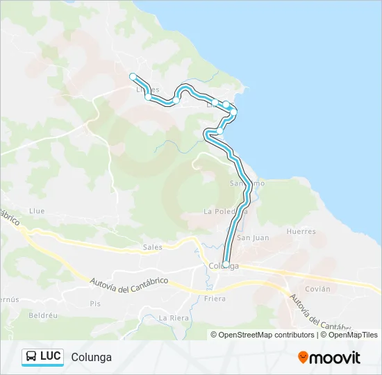 LUC Bus Line Map