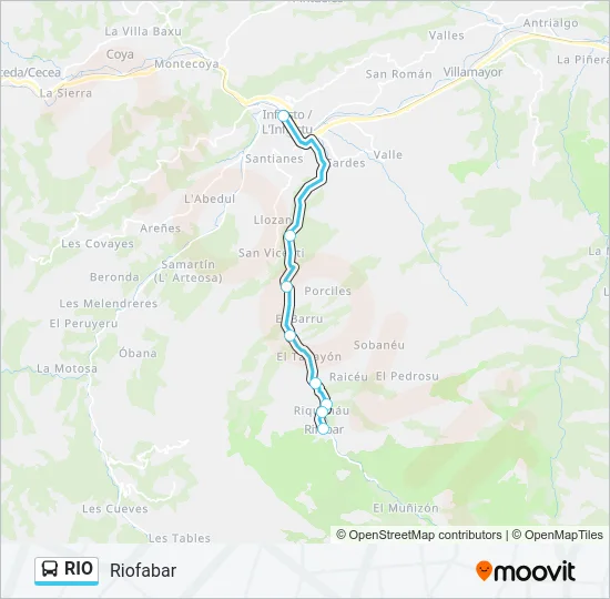 RIO Bus Line Map