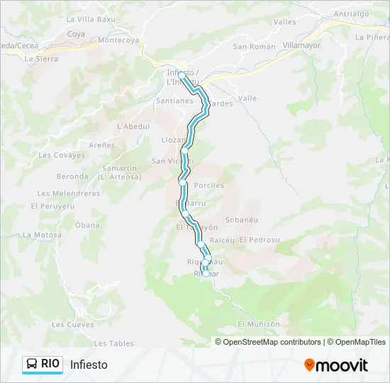 RIO Bus Line Map