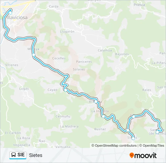 SIE Bus Line Map