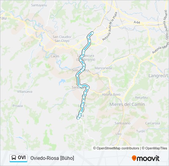 OVI bus Line Map