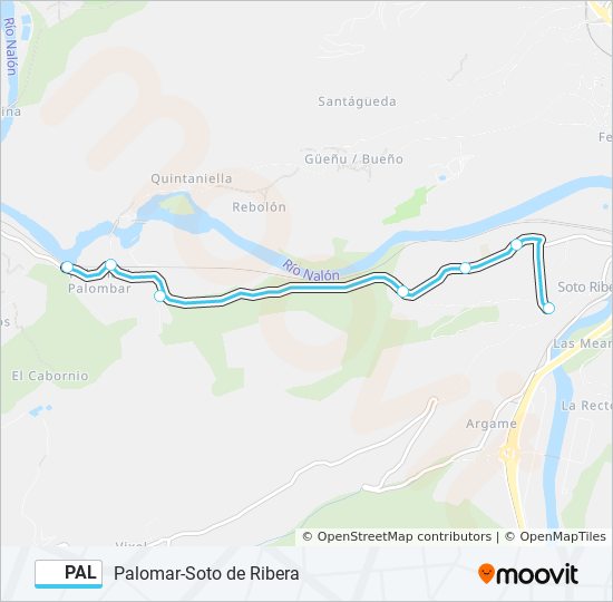 PAL bus Line Map