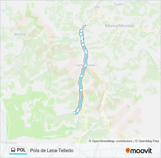 POL Bus Line Map