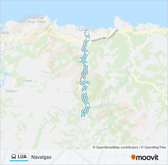LUA Bus Line Map