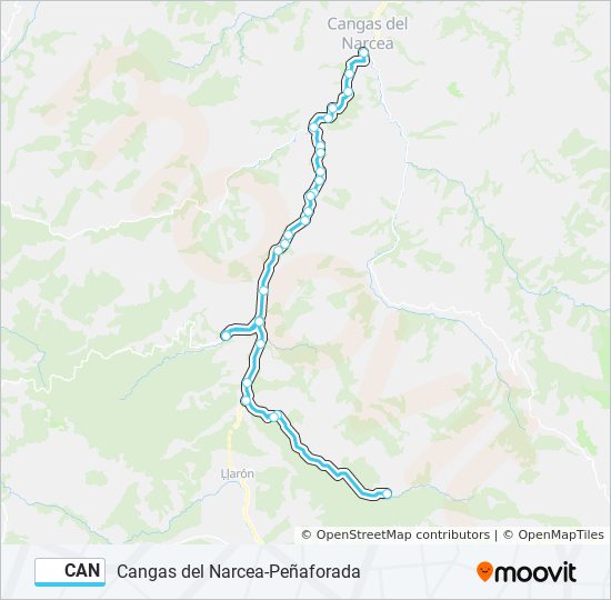 Mapa de CAN de autobús