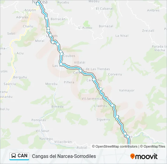 CAN Bus Line Map
