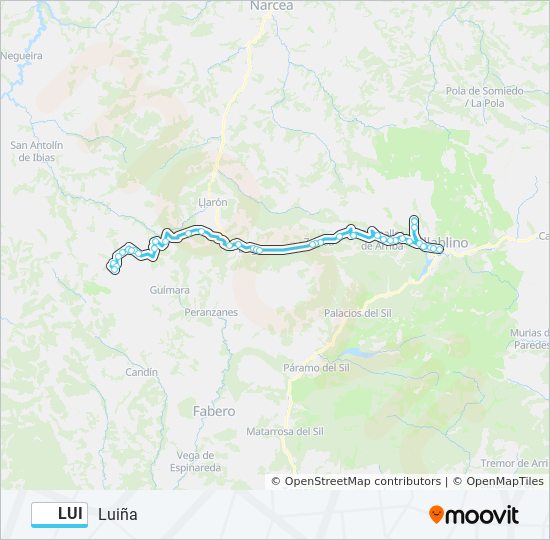 LUI bus Line Map