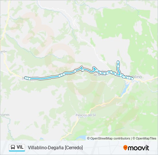 Mapa de VIL de autobús