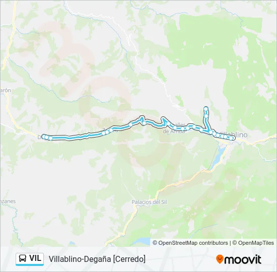 VIL Bus Line Map