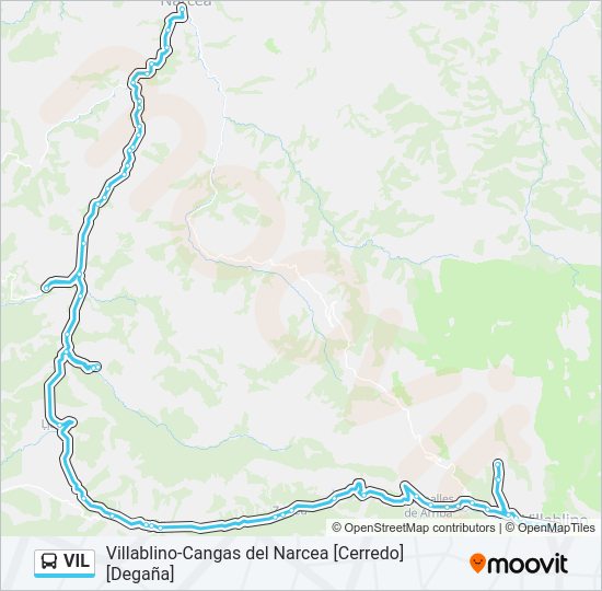 Mapa de VIL de autobús