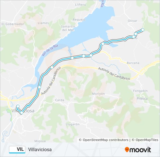 VIL bus Line Map