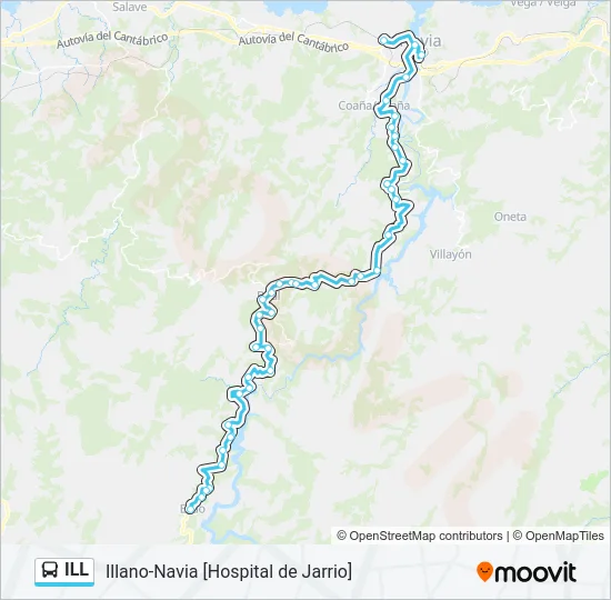 ILL Bus Line Map
