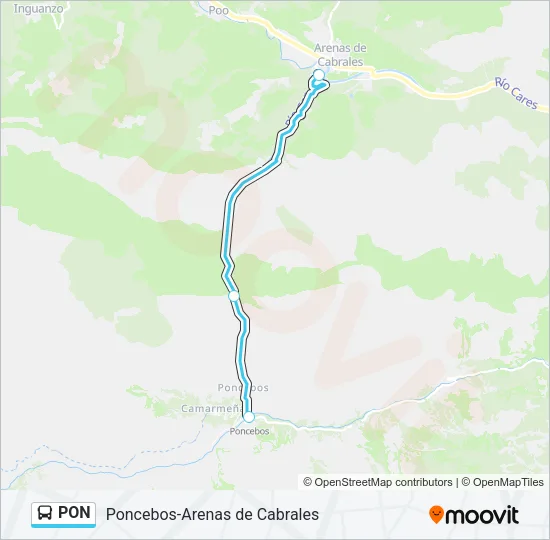 PON Bus Line Map