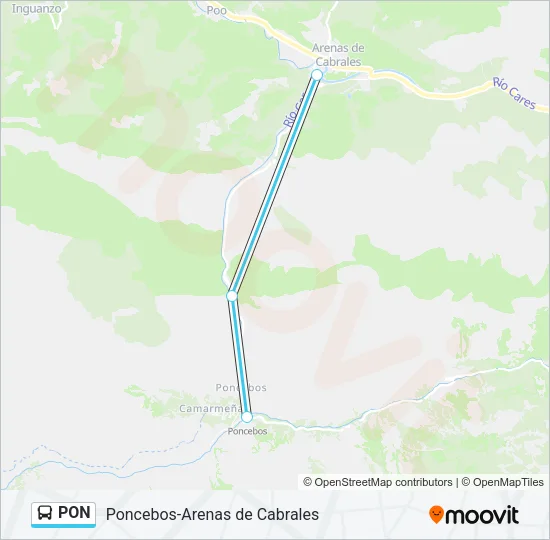 PON Bus Line Map