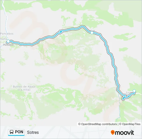 PON Bus Line Map