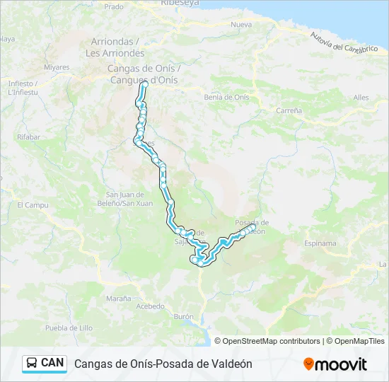 CAN Bus Line Map