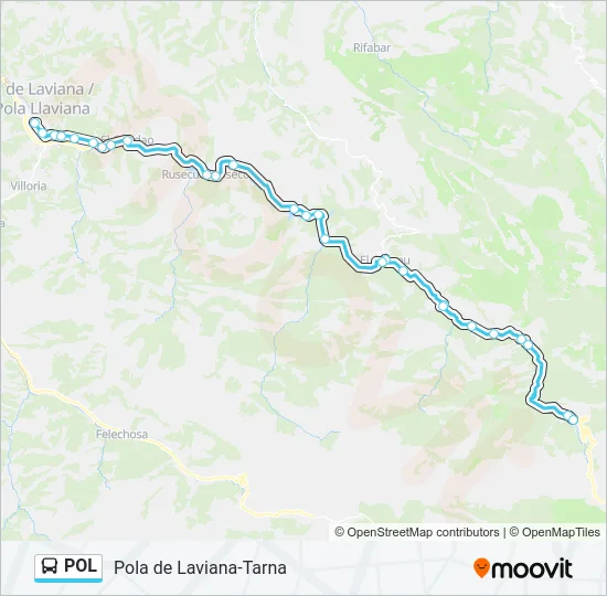 POL Bus Line Map