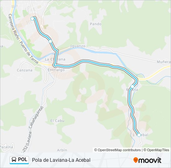 POL bus Line Map