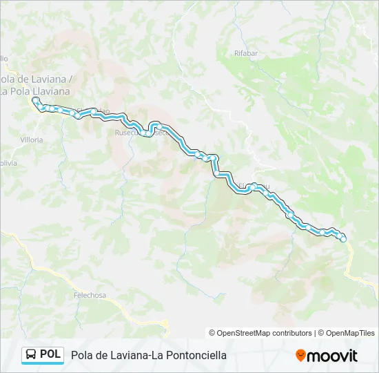 POL Bus Line Map