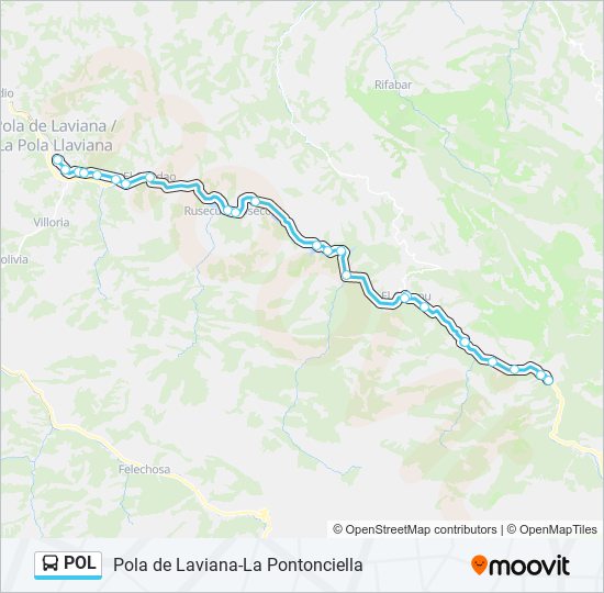 Mapa de POL de autobús