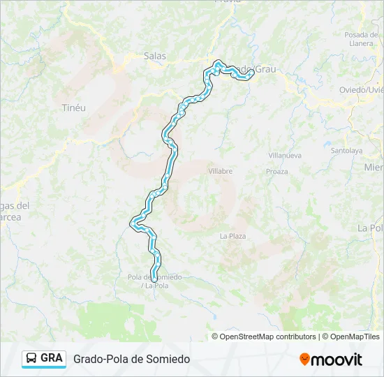 GRA Bus Line Map